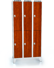 Divided cloakroom locker ALDERA with feet 1920 x 900 x 500